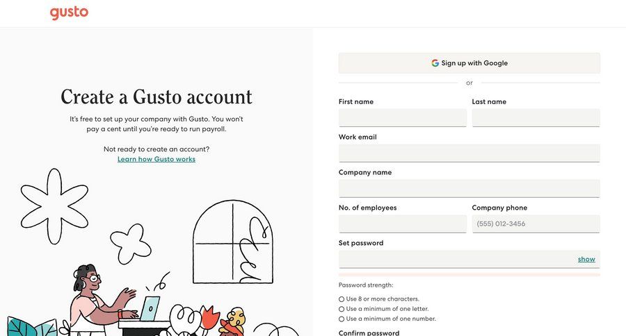Gusto
			          ux ui design