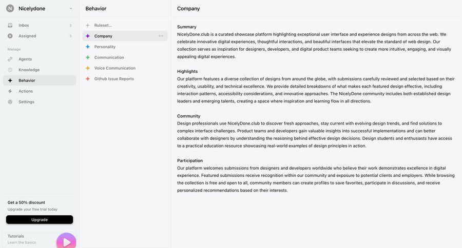 Lemni
			 configuration settings sidebar navigation full-screen layout content hierarchy call intelligence sidebar user profile user user termination profile page ui page example