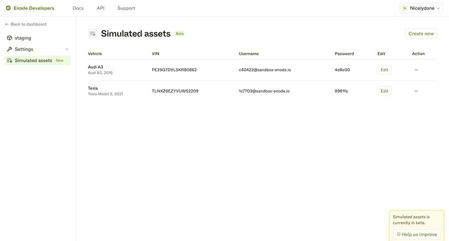 Enode
			list detail page share feedback data management settings sidebar navigation table headers navigation sidebar sidebar menu assets table ui page example