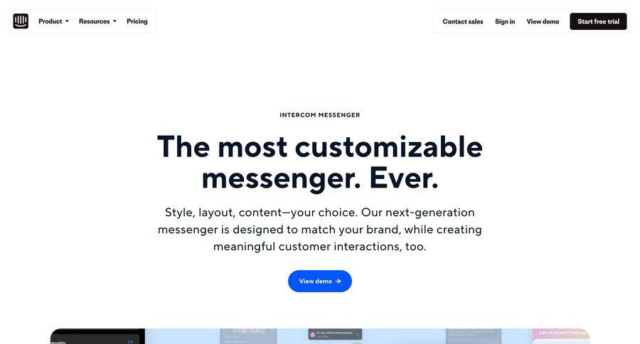 Intercom
			 features management features comparison page competition vs comparision alternatives dashboard layouts importing data search suggestions suggestion ui page example