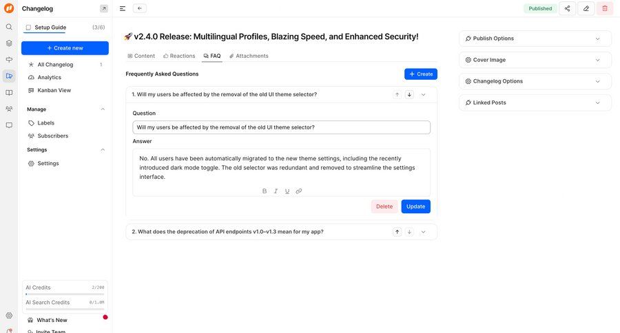 FeatureOS
			 content management sidebar navigation grid form delete sidebar create documentation changelog accordion ui page example