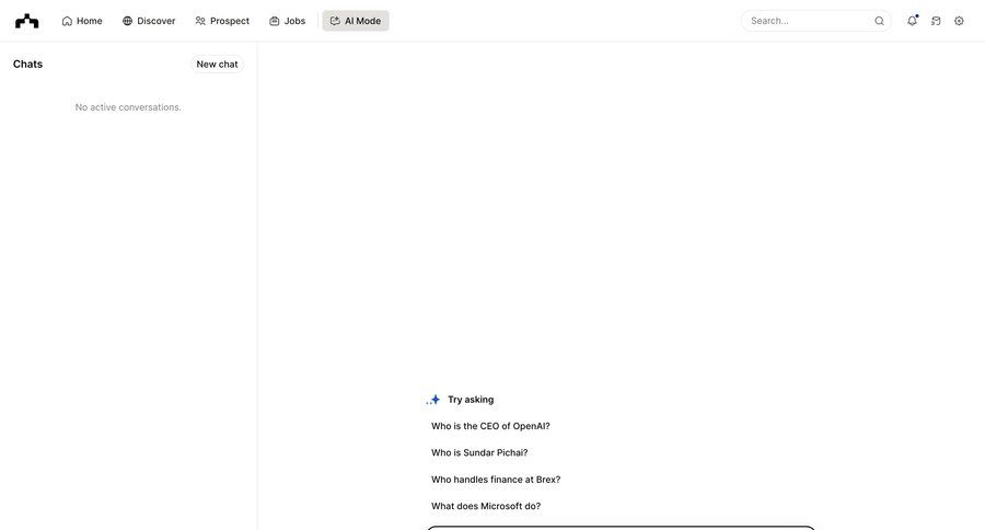 The org
			empty state messaging artificial intelligence artificial intelligence communication chat chat interface chatbot ui page example