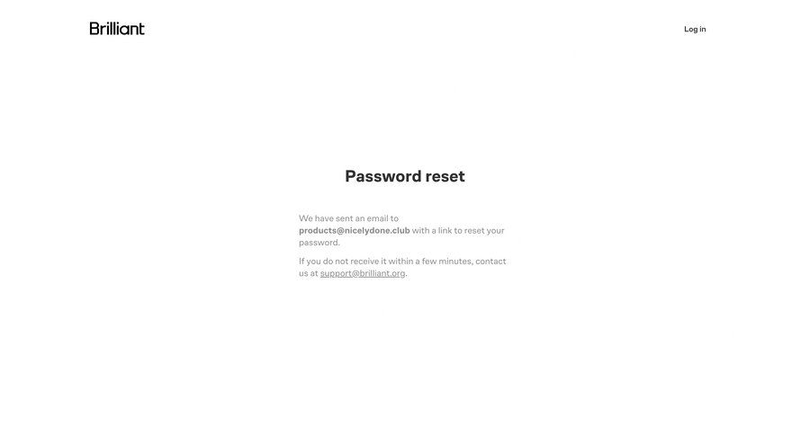 Brillant
			 account management confirmation confirmation screen ui page example