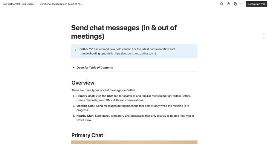 Gather
				article ui page example