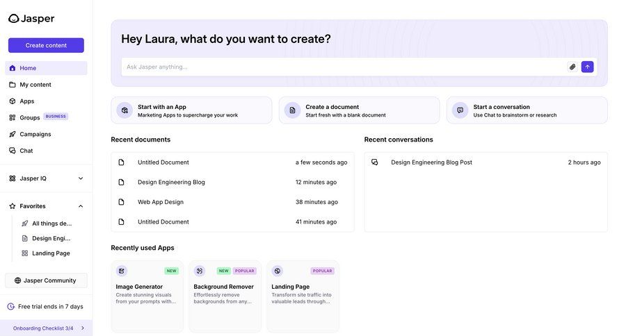 Jasper
			 dashboard sidebar navigation project management account management onboarding user account marketing automation sidebar modern card layout ui page example