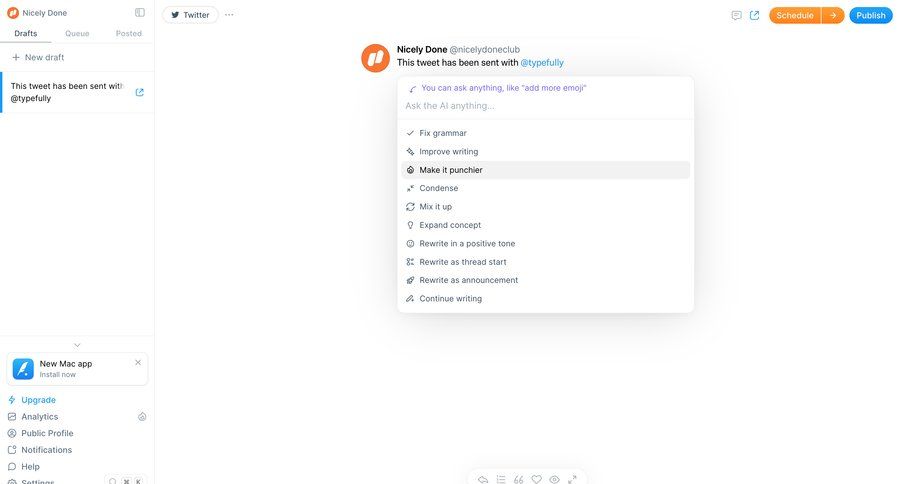 Typefully
			      ux ui design