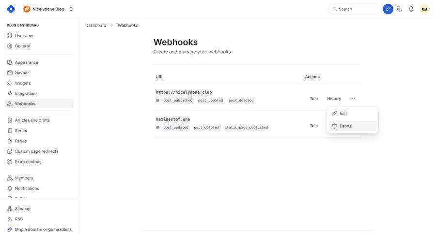 Hashnode
			integration settings configuration dashboard sidebar navigation dashboard notification sidebar menu integration table version history version control ui page example