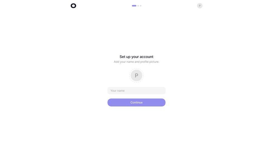 Visitors
			 account setup avatar upload profile creation ui page example