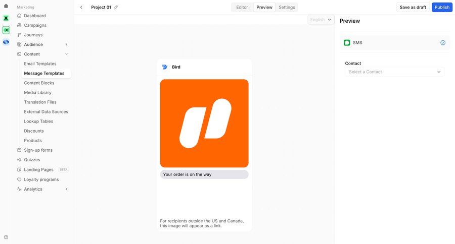 Bird
				settings ui page example