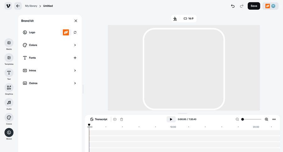 Vimeo
			content editor brand resources collection settings sidebar navigation editor full-screen layout video editor sidebar menu ui page example