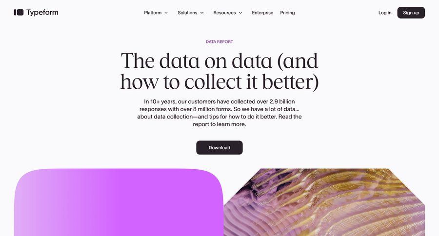 Typeform
				content ui page example