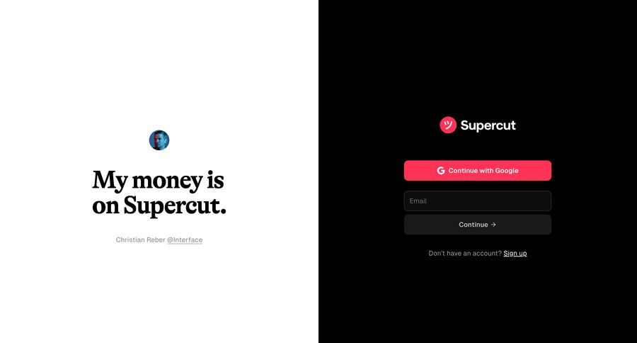 Supercut
			            ux ui design