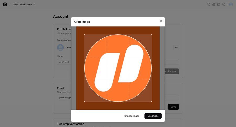 Chatbase
				upload ui page example