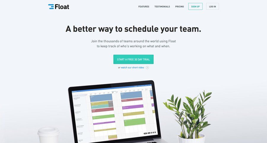 Float
				 page example