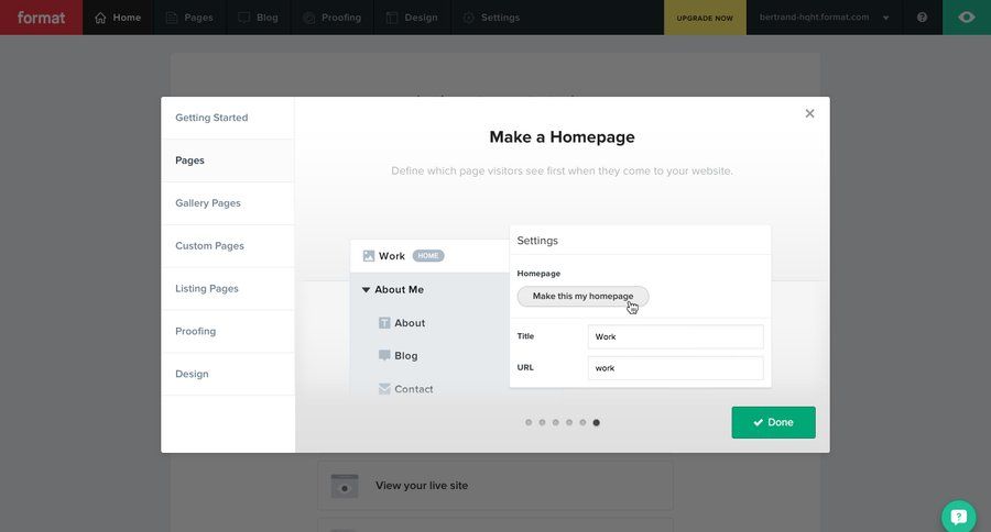 Format
				onboarding page example