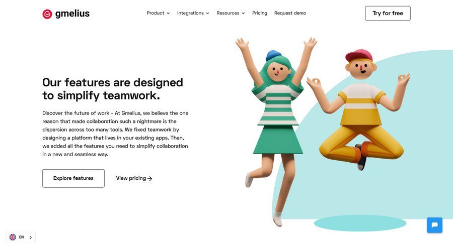 Gmelius
			      ux ui design