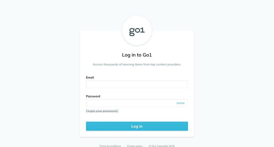 Go1
				signin page example