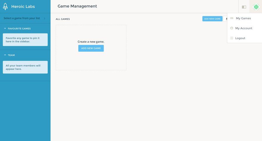 Heroic Labs
				dropdown & other states page example