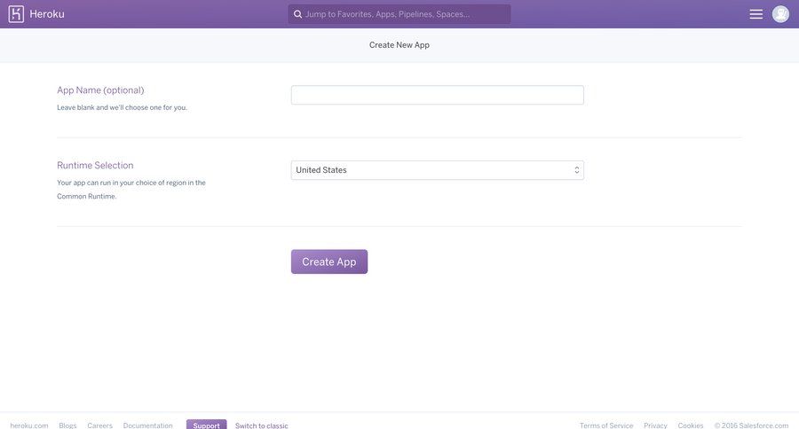 Heroku
				create page example