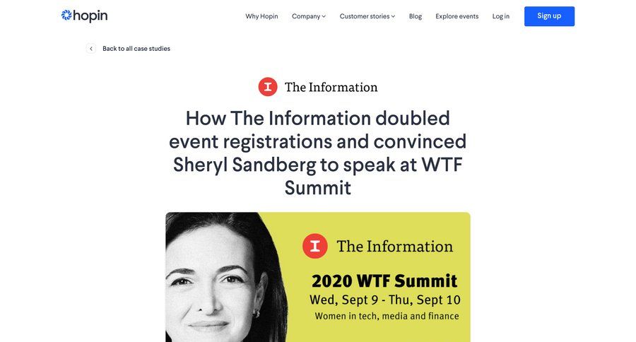 Hopin
			   ux ui design