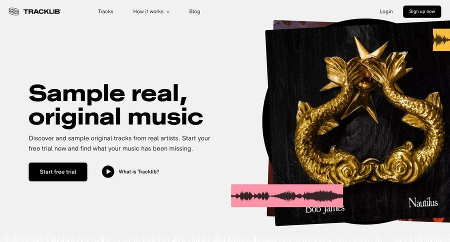 Tracklib
				 page example