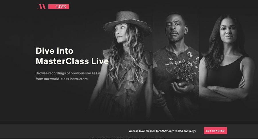 Masterclass
				feature page example