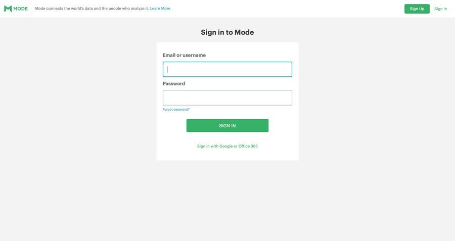 Mode
				signin page example
