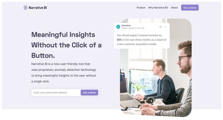 Narrative BI
			     ux ui design