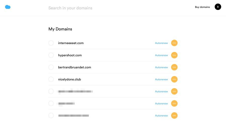 Nuage
				home page example