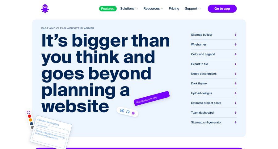 Octopus
			             ux ui design