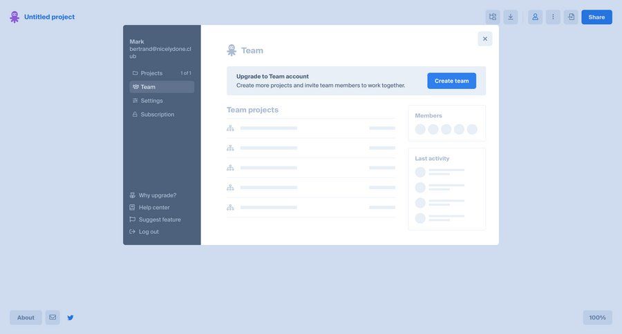 Octopus
				team page example