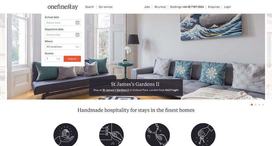 One fine stay
page example