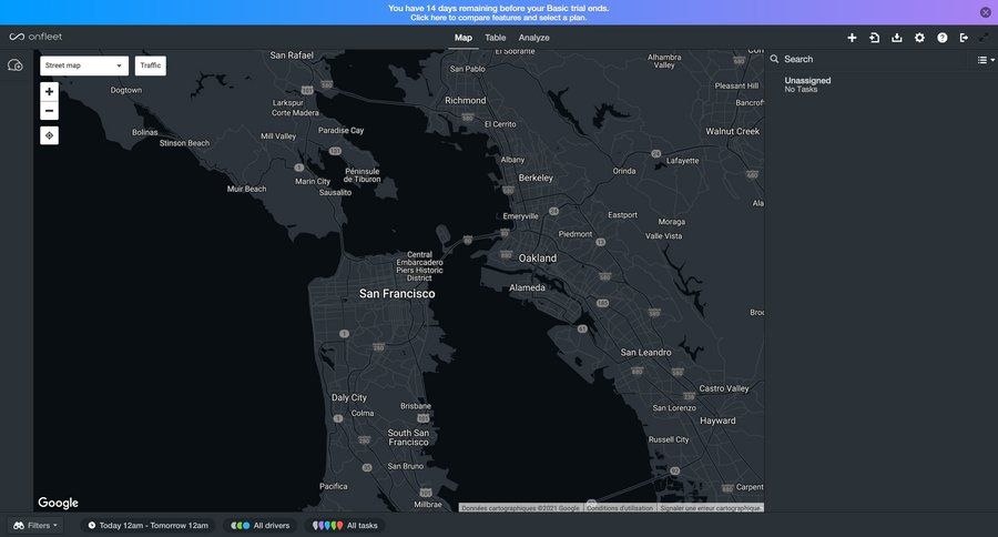 Onfleet
			home maps task management dashboard maps interactive map location map world map route map map view ui page example