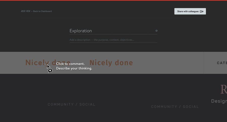 Redpen
				onboarding page example