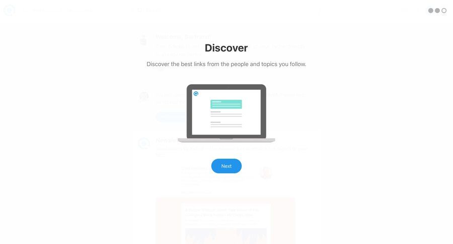 Refind
				onboarding page example