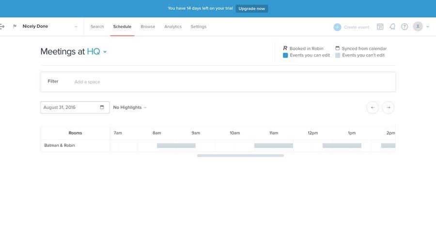 Robin
			 grid scheduling meetings calendar screen date picker datepicker chonology time picker menu table time selector ui page example