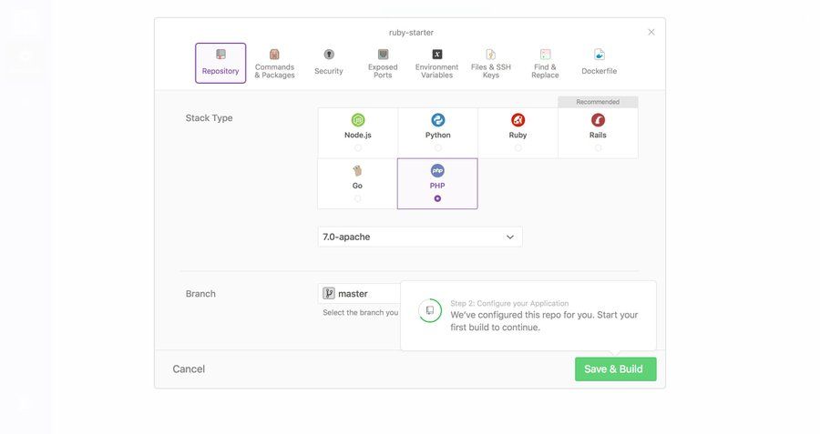 Runnable
				onboarding page example