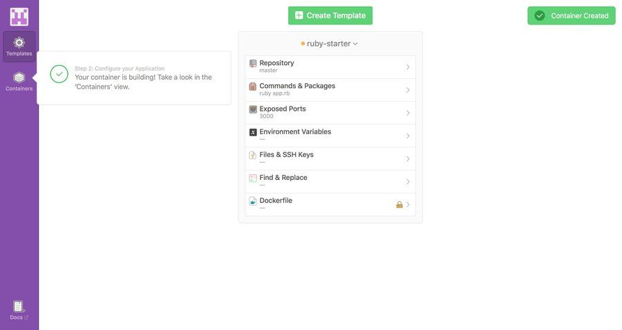 Runnable
				onboarding page example
