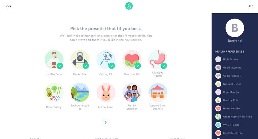 Sage project
				onboarding page example