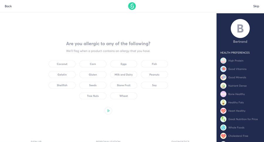 Sage project
				onboarding page example