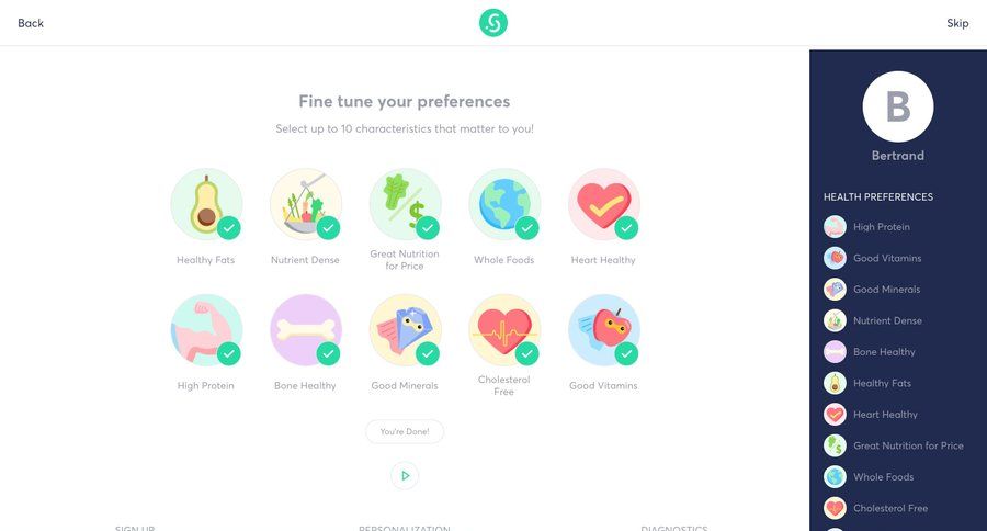 Sage project
				onboarding page example