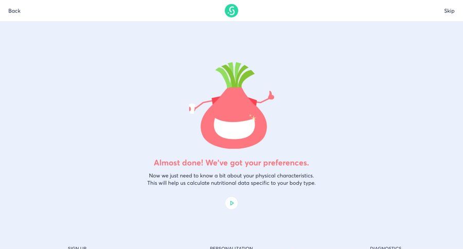 Sage project
				onboarding page example