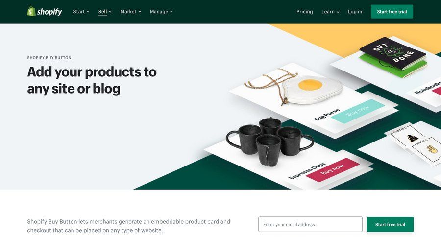 Shopify
				product page page example