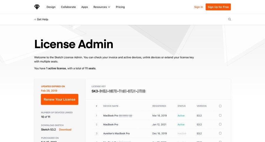 Sketch
			 subscription renewal extend trial billing portal ui page example