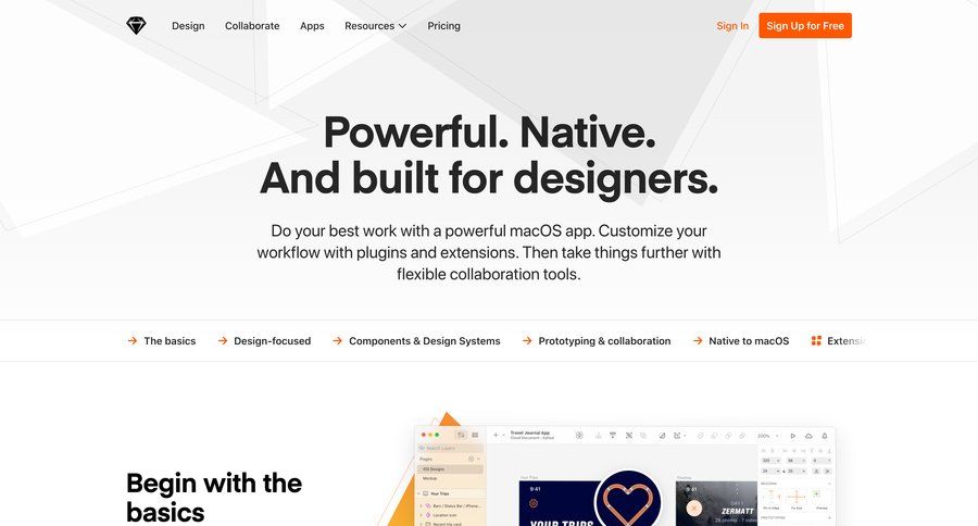 Sketch
			       ux ui design