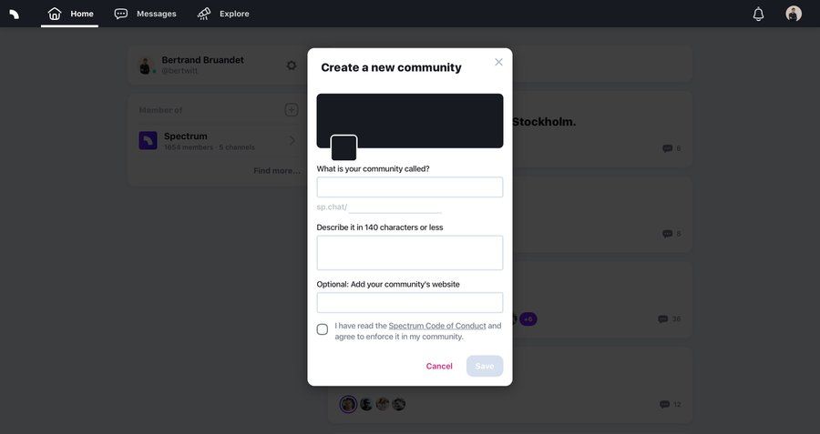 Spectrum
				create page example