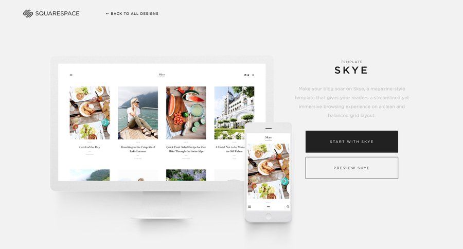 Squarespace
				signup page example