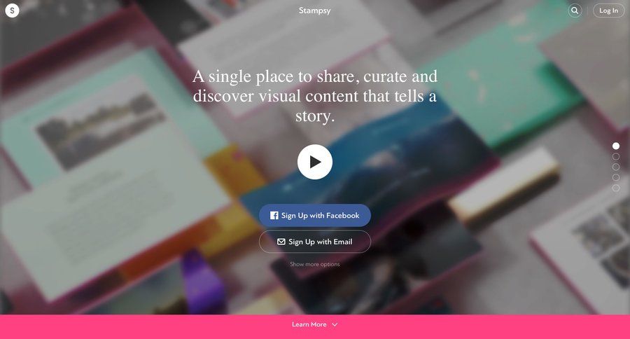 Stampsy screen example