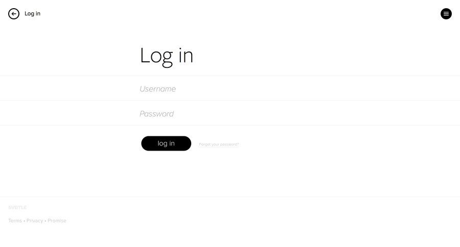 Svbtle
				signin page example
