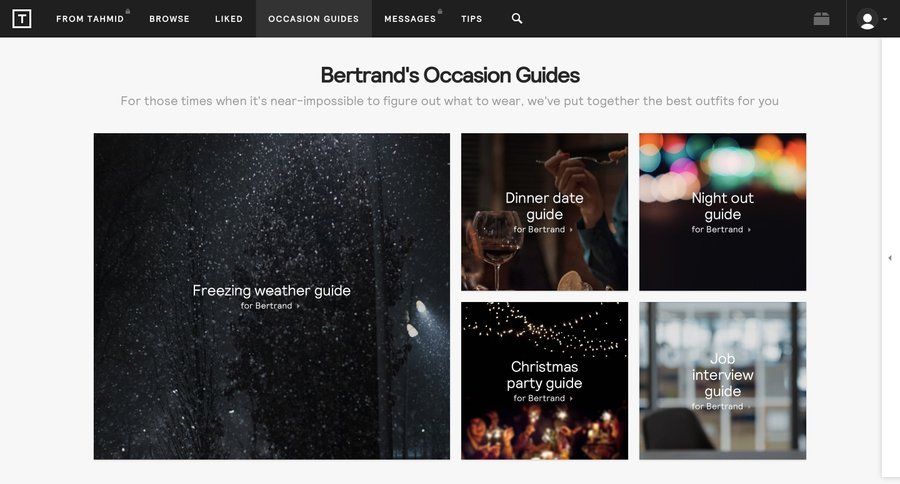 Thread
			 grid content recommendation content discovery coming soon ui page example